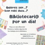 ¡¡BIBLIOTECARI@ POR UN DÍA!!