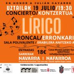 KONTZERTUA - CONCIERTO : en honor a Julian Gayarre-ren omenez