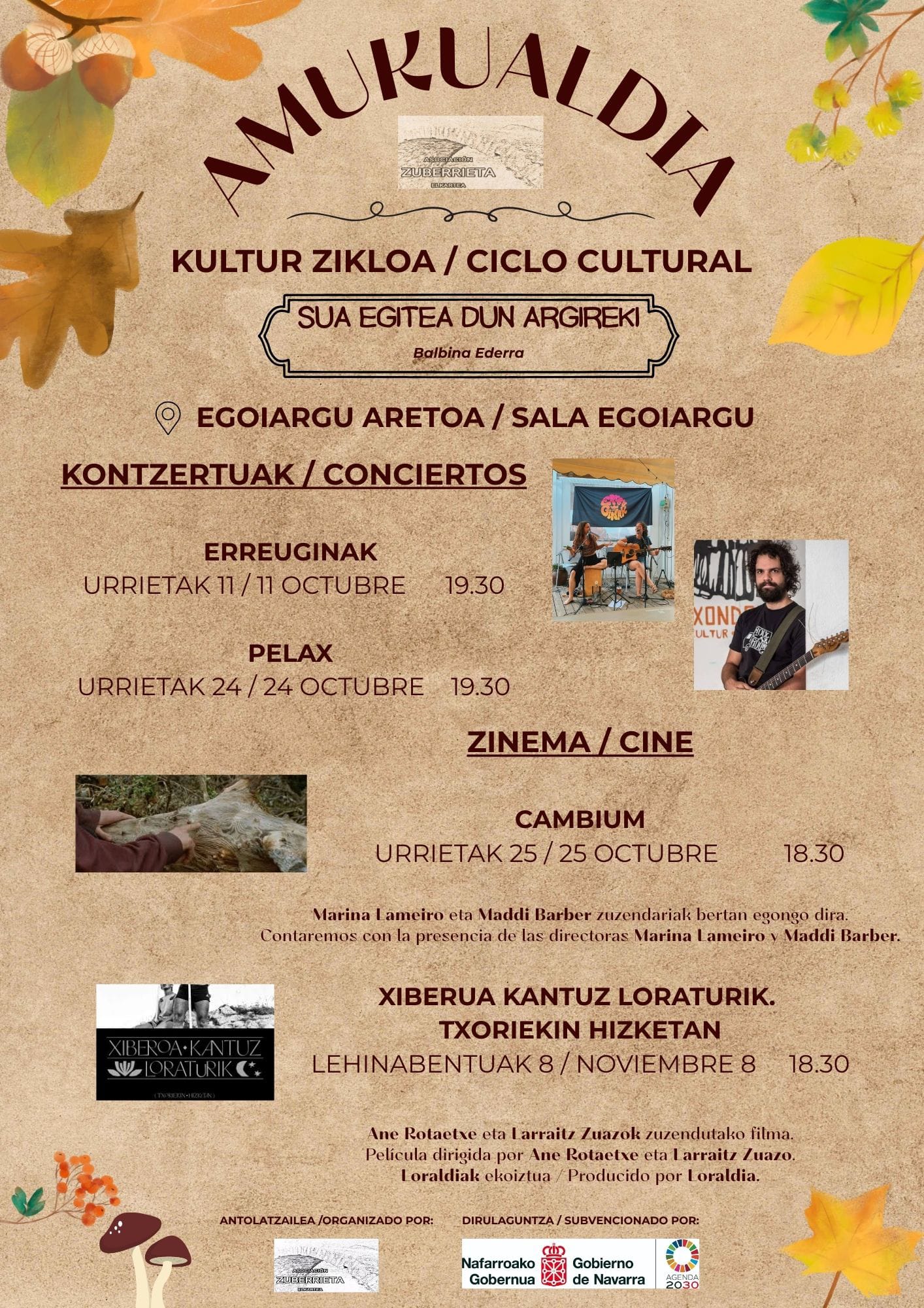 ZINEMA/CINE - XIBERUA KANTUZ LORATURIK. TXORIEKIN HIZKETAN