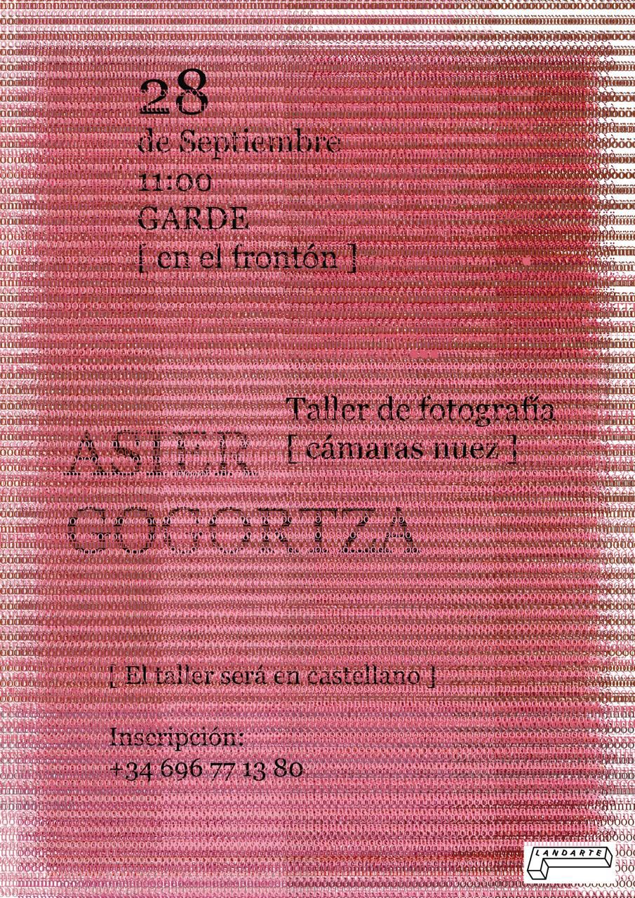 TALLER DE FOTOGRAFÍA - Cámaras nuez