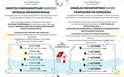 ZAINTZA FORMAKUNTZARI BURUZKO HITZALDI INFORMATIBOAK