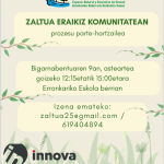 ZALTUA ERAIKIZ KOMUNITATEAN - CONSTRUYENDO ZALTUA EN COMUNIDAD