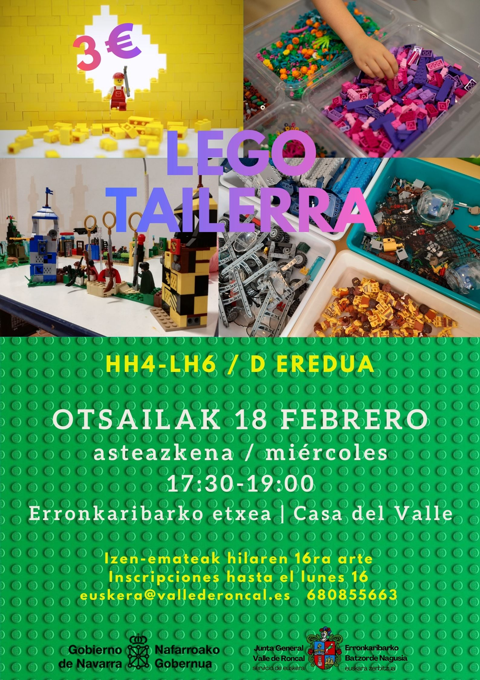 Haurrentzako lego tailerra